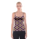 Cute Pretty Elegant Pattern Spaghetti Strap Top View1
