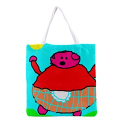 Sweet Pig Knoremans, Art By Kids Grocery Tote Bag by yoursparklingshop