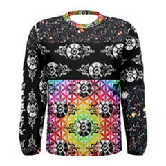 Shamanatrix Galactic Fluff Balance* Long Sleeve Mens Shirt by Shamanatrix