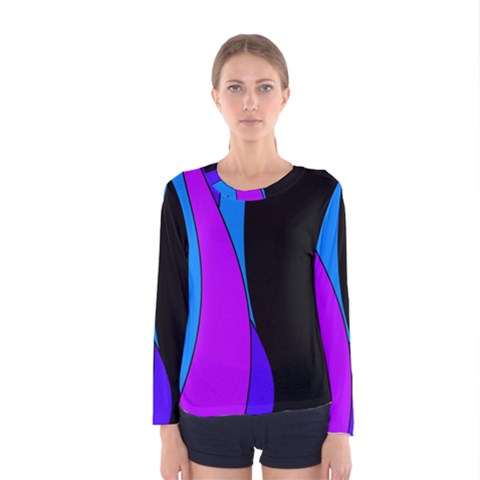 Blues Women s Long Sleeve T-shirt by oddzodd
