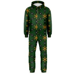 Cute Pretty Elegant Pattern Hooded Jumpsuit (men)  by GardenOfOphir