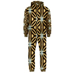 Faux Animal Print Pattern Hooded Jumpsuit (men)  by GardenOfOphir