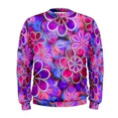 Pretty Floral Painting Men s Sweatshirts by KirstenStar