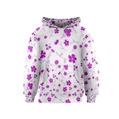 Sweet Shiny Floral Pink Kid s Pullover Hoodies