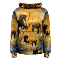 Wonderful Horses Women s Pullover Hoodies