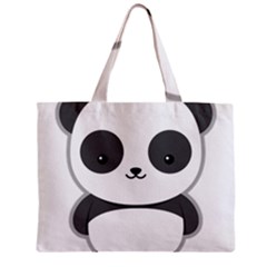Kawaii Panda Zipper Tiny Tote Bags