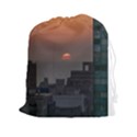 Aerial View Of Sunset At The River In Montevideo Uruguay Drawstring Pouches (XXL) View1