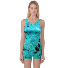 Aquamarine Collection One Piece Boyleg Swimsuit by bighop