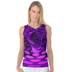 Abstract In Purple Women s Basketball Tank Top by FunWithFibro