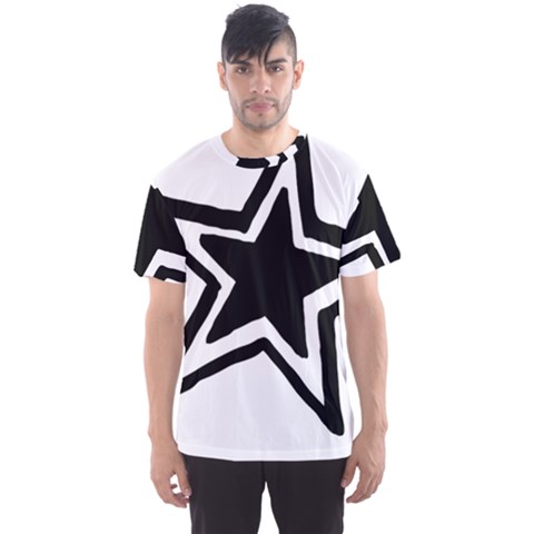 Double Star Men s Sport Mesh Tee by TRENDYcouture