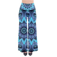 Star Connection, Abstract Cosmic Constellation Women s Chic Palazzo Pants by DianeClancy