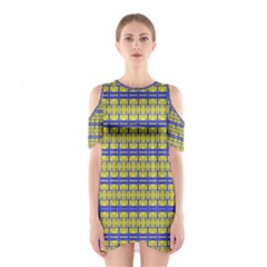 No Vaccine Cutout Shoulder Dress by MRTACPANS