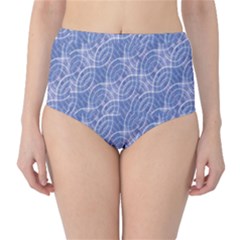 Modern Abstract Geometric High-waist Bikini Bottoms