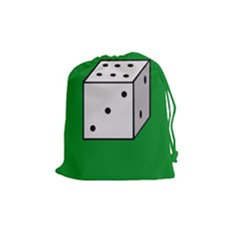 Dice  Drawstring Pouches (medium)  by Valentinaart