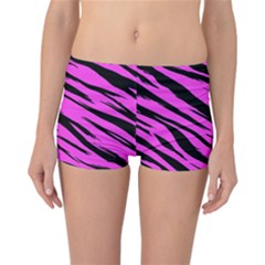 Pink Tiger Reversible Boyleg Bikini Bottoms by ArtistRoseanneJones