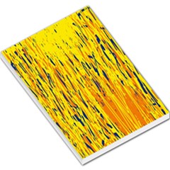 Yellow Pattern Large Memo Pads by Valentinaart