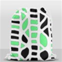 Light green decor Drawstring Bag (Small) View1