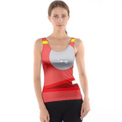 Cute Face Tank Top by Valentinaart