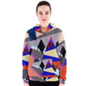 Geometrical abstract design Women s Zipper Hoodie View1