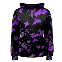 Painter Was Here - Purple Women s Pullover Hoodie by Valentinaart