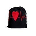 Hart bit Drawstring Pouches (Large)  View1
