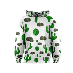 Cactuses 3 Kids  Pullover Hoodie by Valentinaart