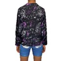 Abstract mind - magenta Kids  Long Sleeve Swimwear View2