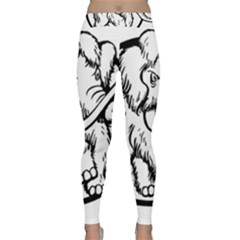 Mammoth Elephant Strong Classic Yoga Leggings by Amaryn4rt