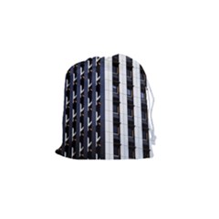 Architecture Building Pattern Drawstring Pouches (small) 
