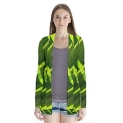 Frond Leaves Tropical Nature Plant Cardigans by Amaryn4rt