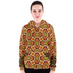 Geometry Shape Retro Trendy Symbol Women s Zipper Hoodie