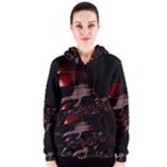 Fractal Mathematics Abstract Women s Zipper Hoodie