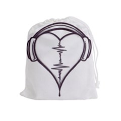 Audio Heart Tattoo Design By Pointofyou Heart Tattoo Designs Home R6jk1a Clipart Drawstring Pouches (extra Large) by Foxymomma