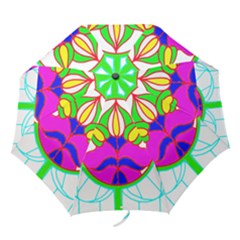 Pattern Template Stained Glass Folding Umbrellas