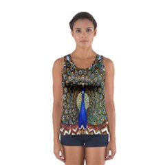 The Peacock Pattern Women s Sport Tank Top 