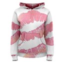 Pink lips Women s Pullover Hoodie View1