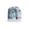 Background Color Circle Pattern Drawstring Pouches (Medium)  View1