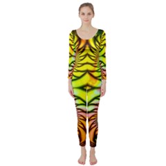 Fractals Ball About Abstract Long Sleeve Catsuit