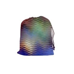 Metallizer Art Glass Drawstring Pouches (medium) 