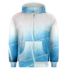 Court Sport Blue Red White Men s Zipper Hoodie by Amaryn4rt