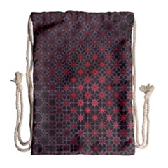 Star Patterns Drawstring Bag (large)