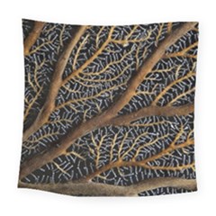 Trees Forests Pattern Square Tapestry (large) by Amaryn4rt