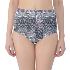 Sribble Plaid High-waist Bikini Bottoms
