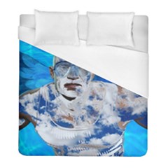 Swimming Angel Duvet Cover (full/ Double Size) by Valentinaart