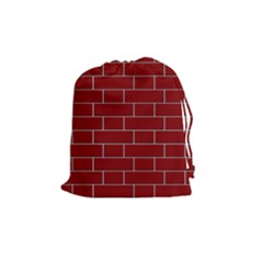 Flemish Bond Drawstring Pouches (medium) 