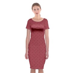 Pattern Classic Short Sleeve Midi Dress by Valentinaart