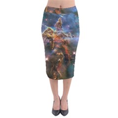 Pillar And Jets Midi Pencil Skirt by SpaceShop