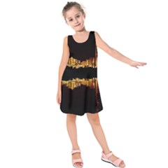 Waste Incineration Incinerator Kids  Sleeveless Dress by Simbadda
