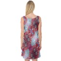 Floral Flower Wallpaper Created From Coloring Book Colorful Background Sleeveless Satin Nightdress View2