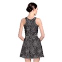Black Halloween Spider Web Pattern Reversible Skater Dress View2